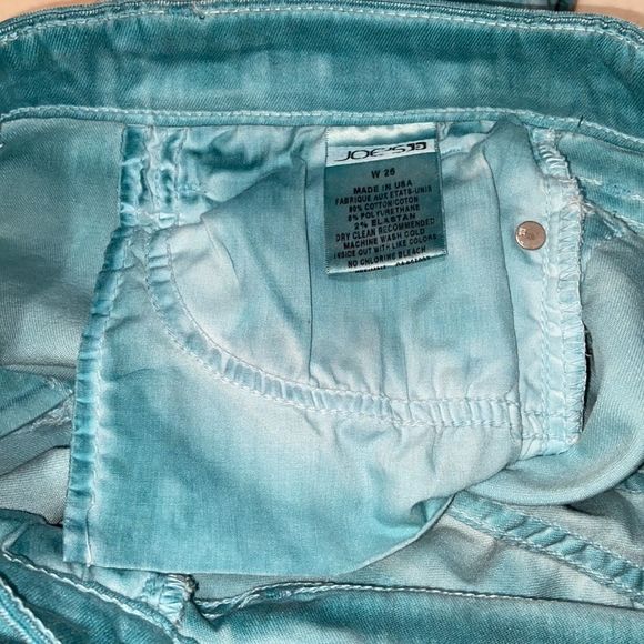 JOE’S JEANS The Icon Teal Cropped Ankle Jeans - Picture 11 of 11
